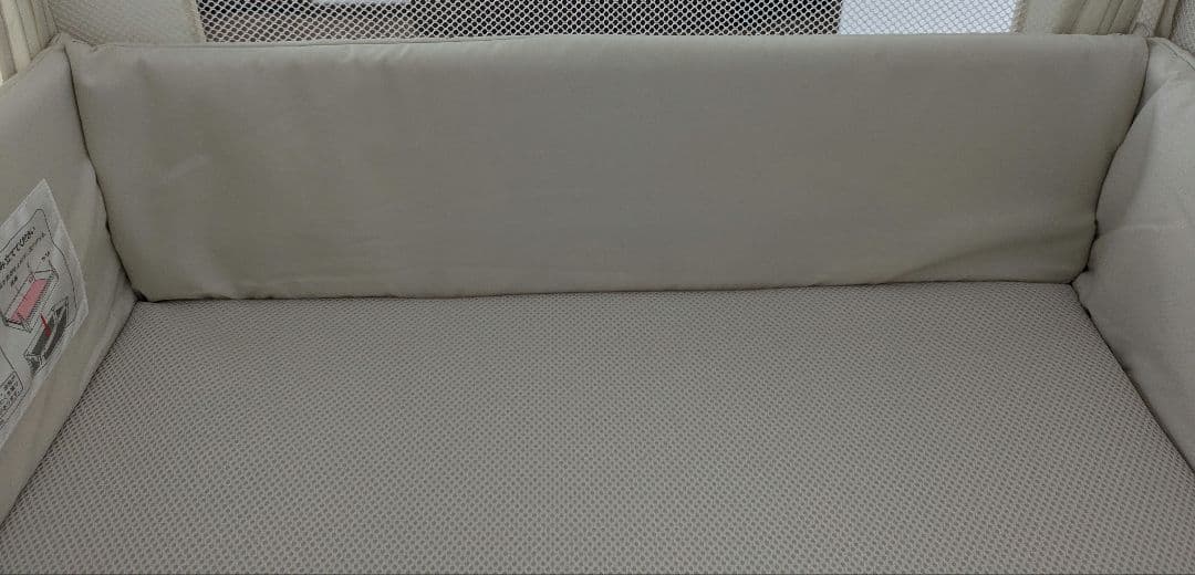 アップリカ ココネルエアー ベビーベッド ホワイトグレー