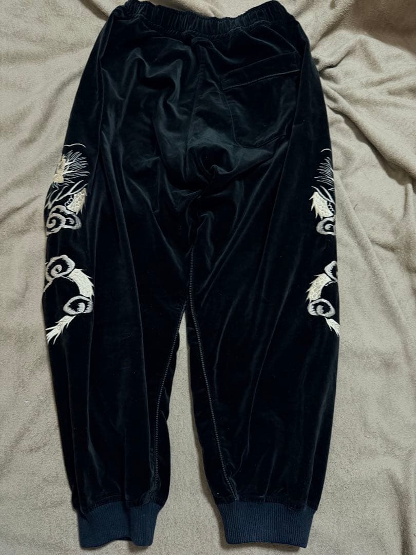 日本製 Gold 東洋 別珍 龍 スウェットパンツ unisex vintage