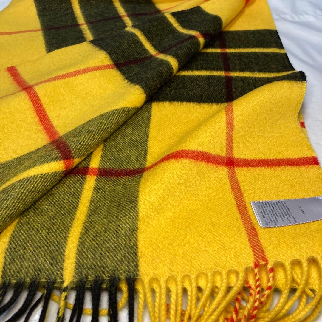 新品 ジョンストンズ カシミヤ100％ 大判ストール マクラウドオブルイス