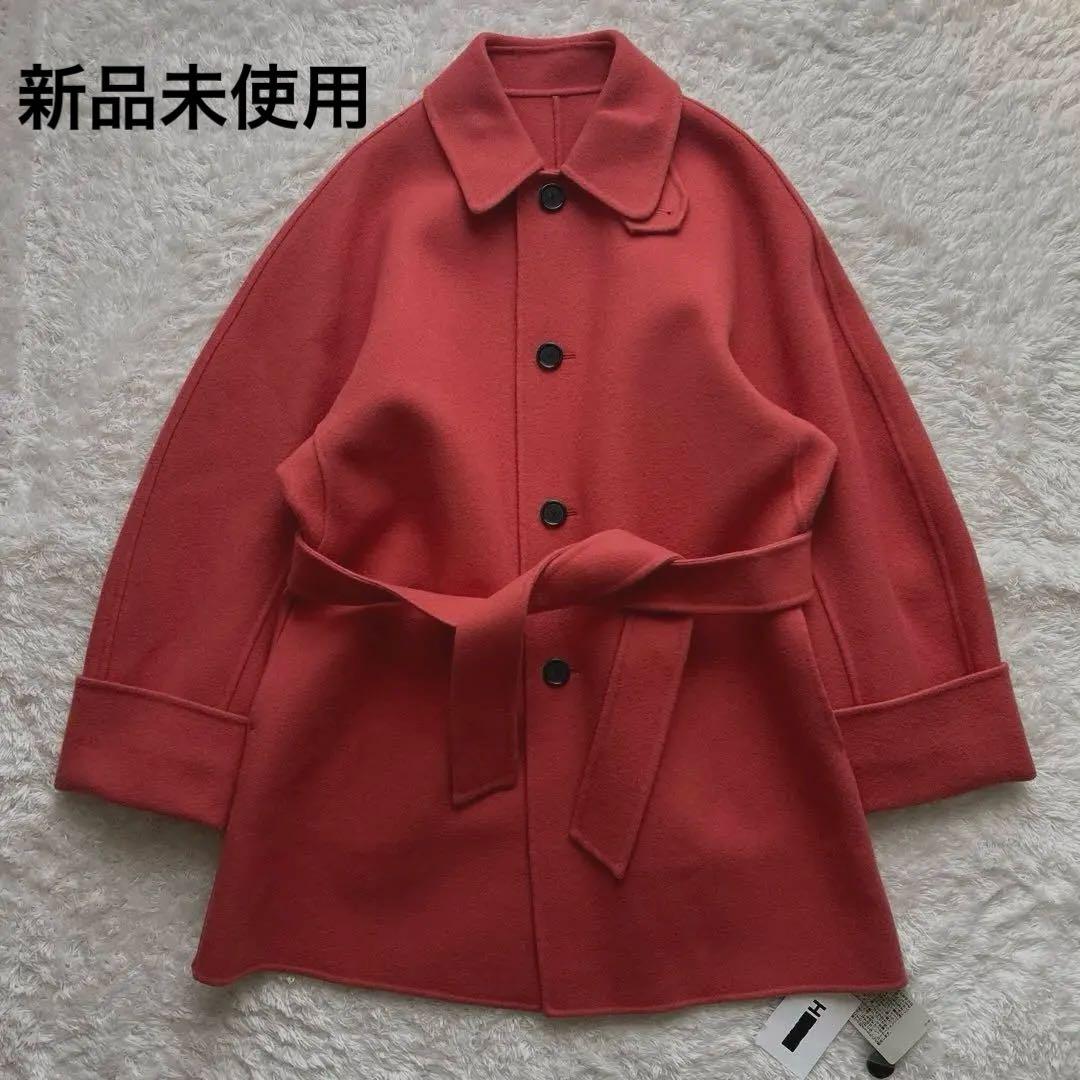 新品未使用　ウール　カシミヤ　 BELTED COAT