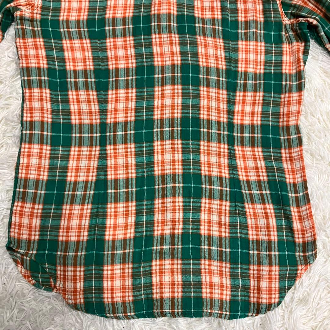 《状態良初期当時物人気早い者勝ち》ティーエムティーtmtチェックウエスタンシャツ