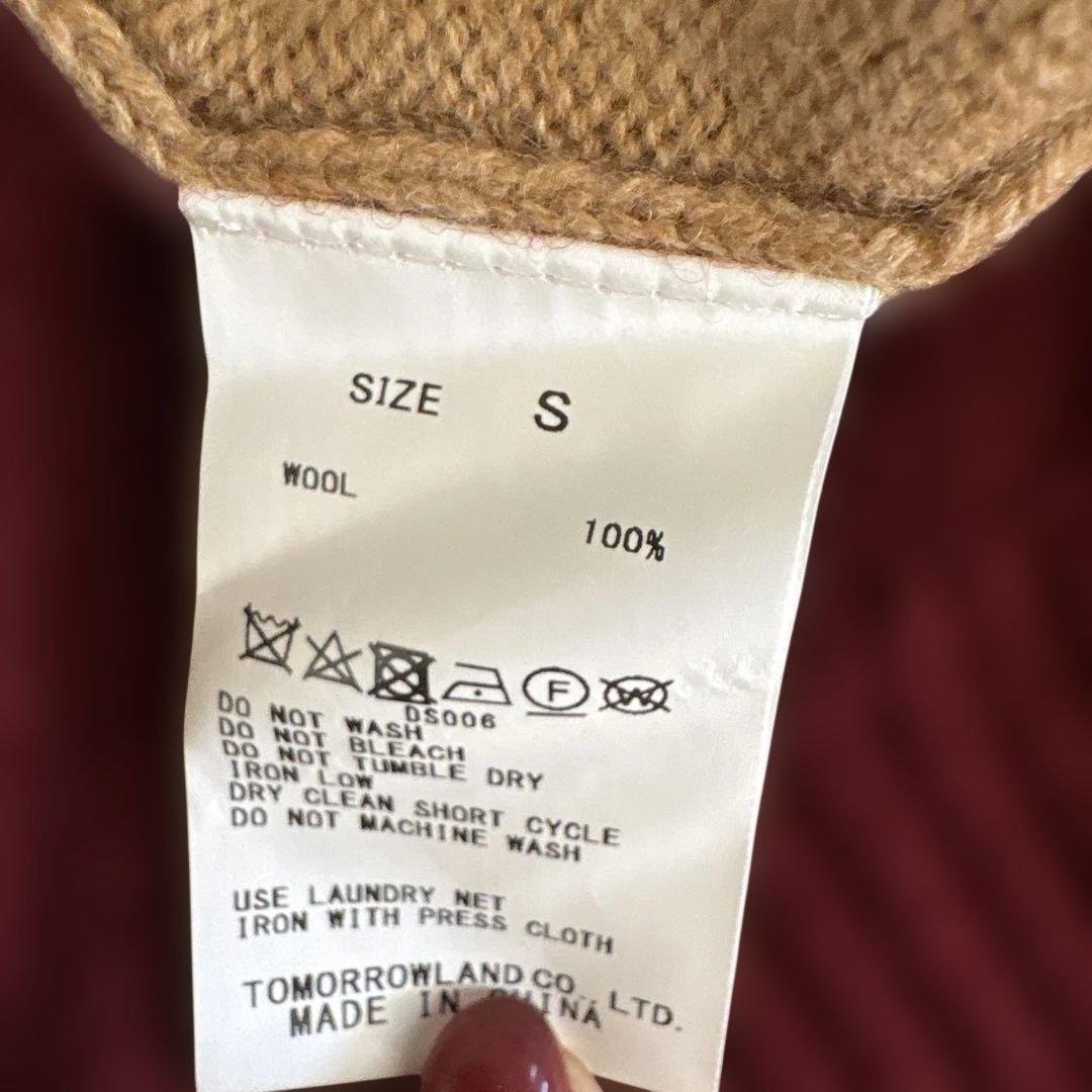 MACPHEEカラーブロック長袖ニットセーター