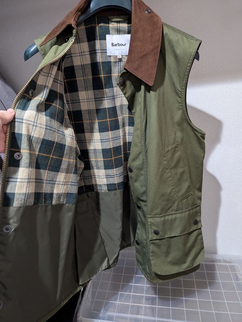 barbour バブアー　ビデイルベスト　38