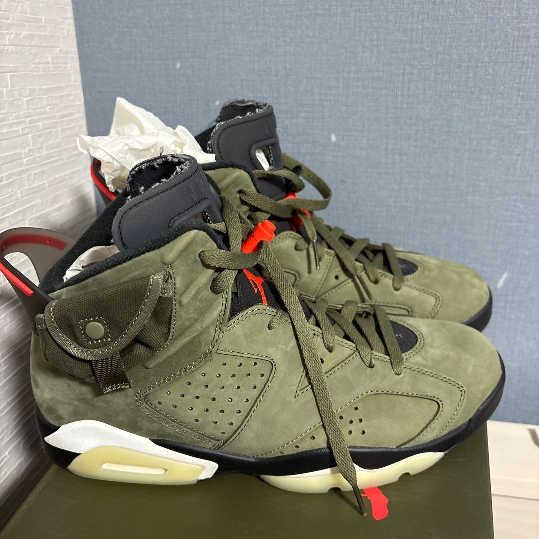 Travis Scott × Jordan 6 \"Medium Olive\"