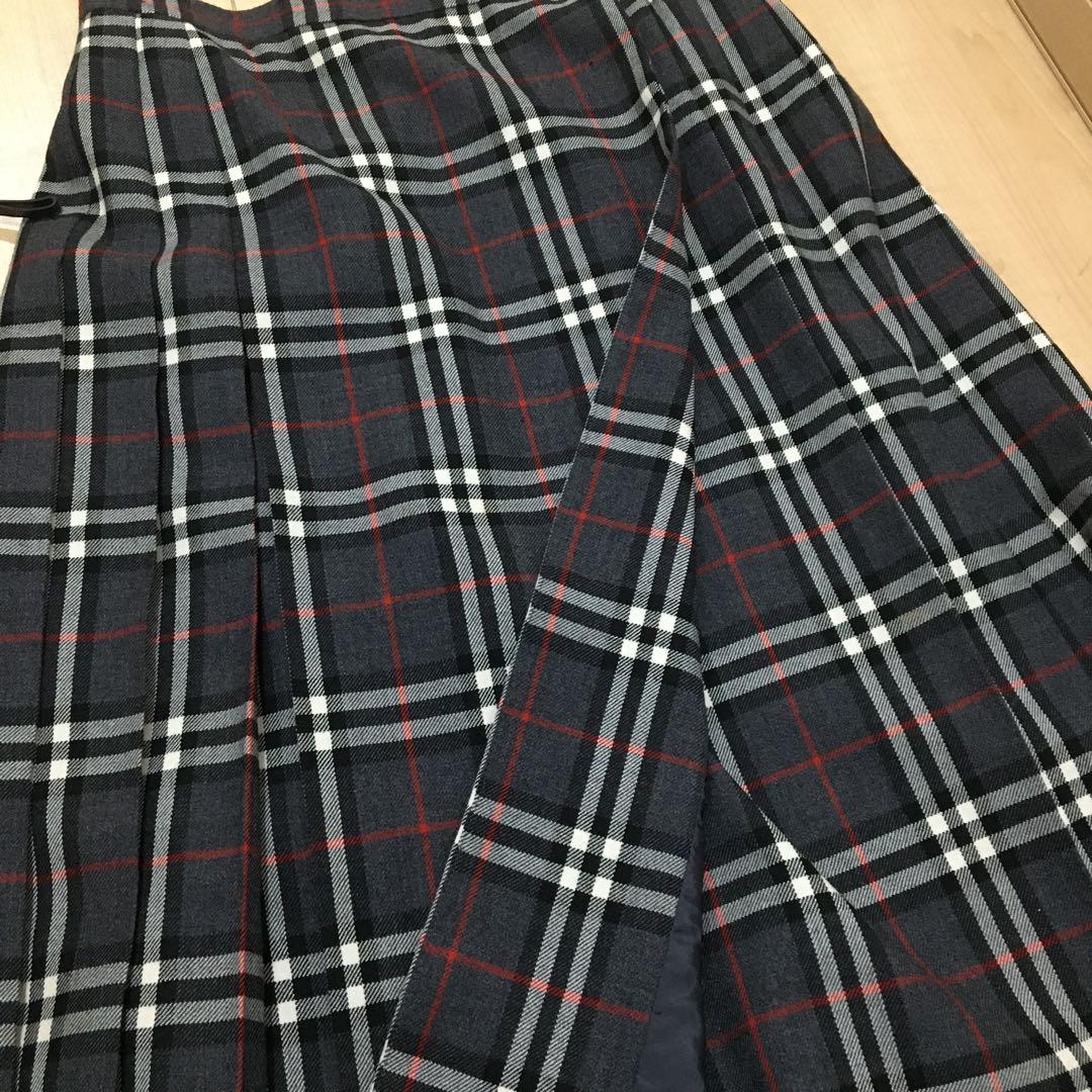 専用です❣️バーバリー ブルーレベル　ウール　ロングスカート