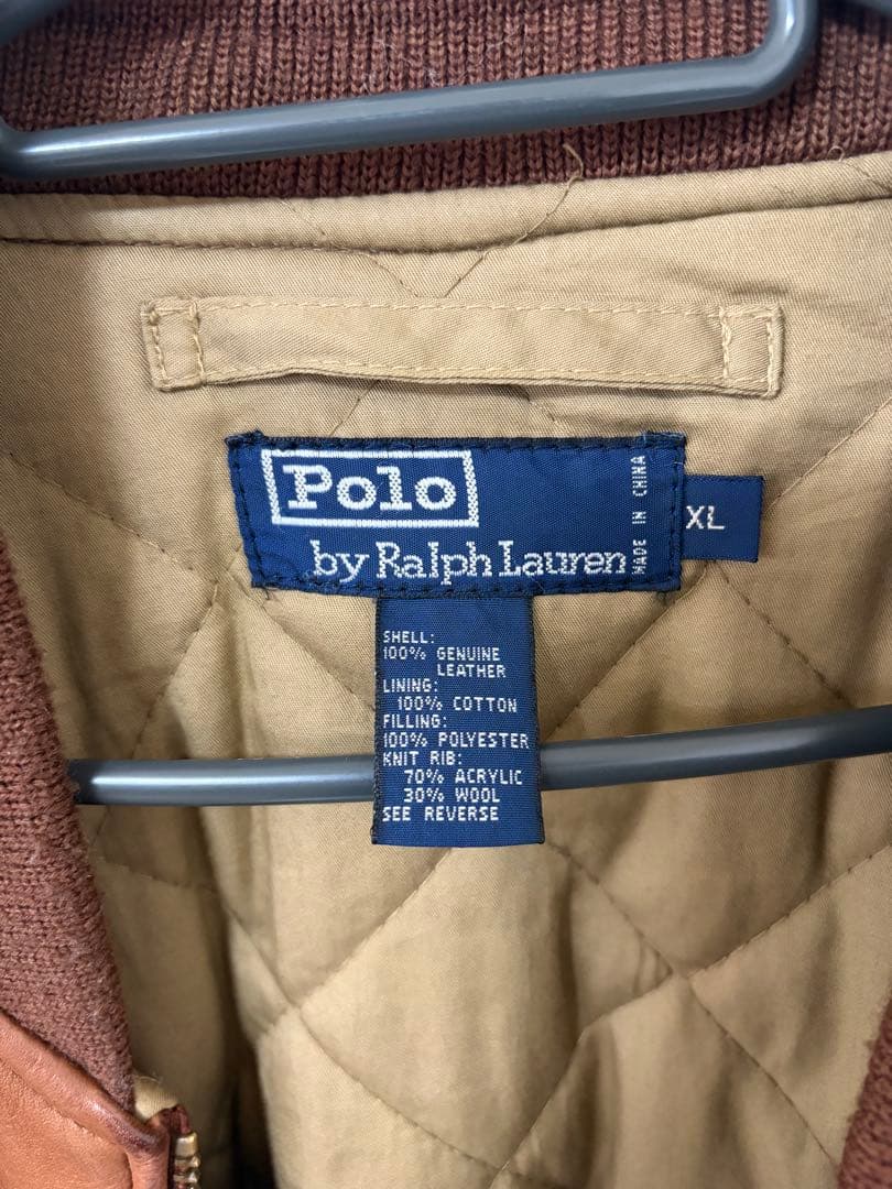 【90s希少】Polo Ralph Lauren オールレザー MA-1