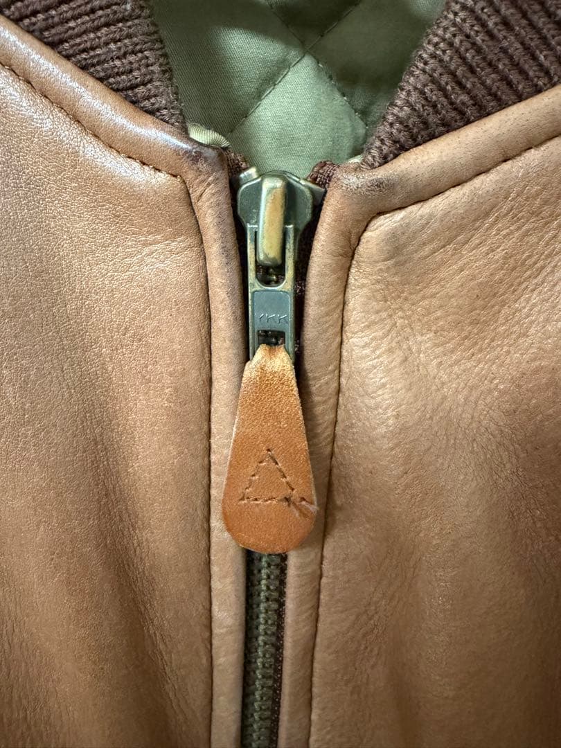 【90s希少】Polo Ralph Lauren オールレザー MA-1