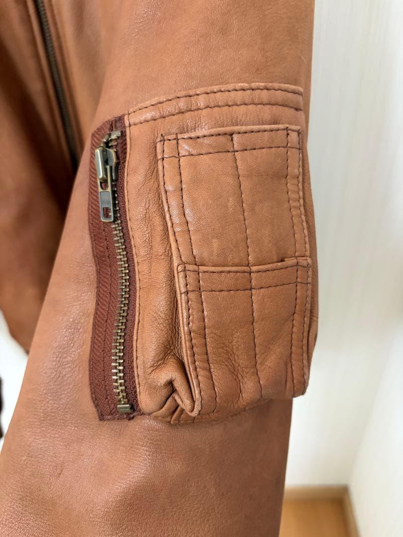 【90s希少】Polo Ralph Lauren オールレザー MA-1