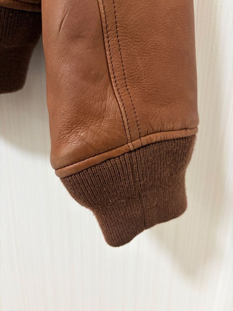 【90s希少】Polo Ralph Lauren オールレザー MA-1