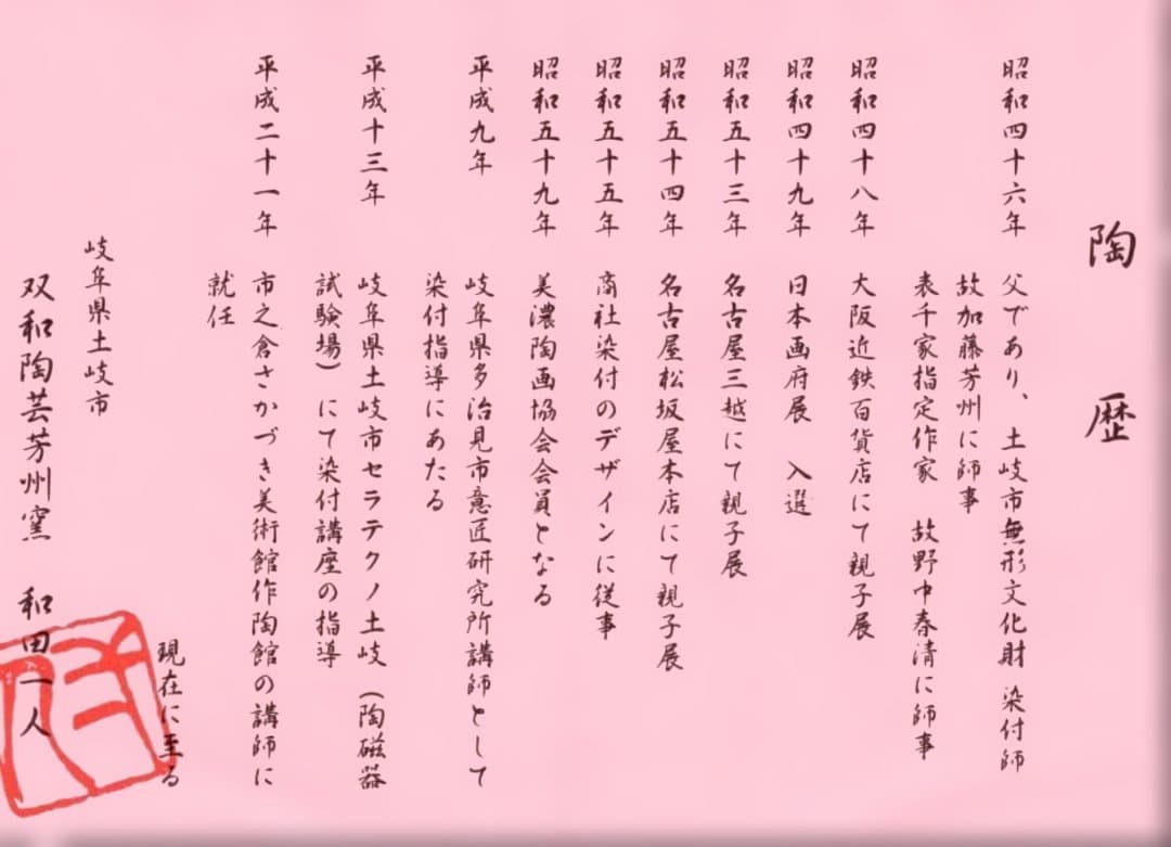 フラワーブーケ 新品　和田一人作　酒杯２個　マグカップ2点