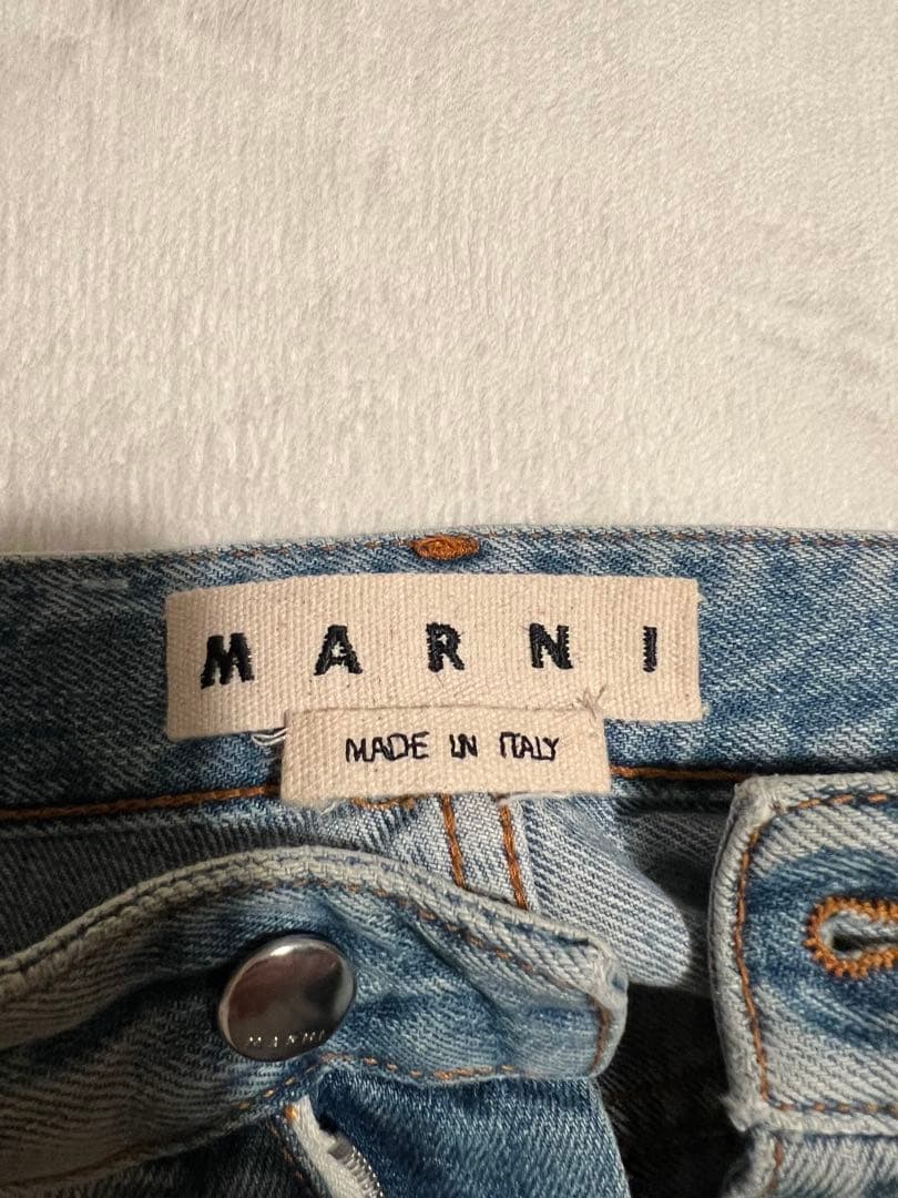 MARNI ダメージ加工 デニムパンツ 28