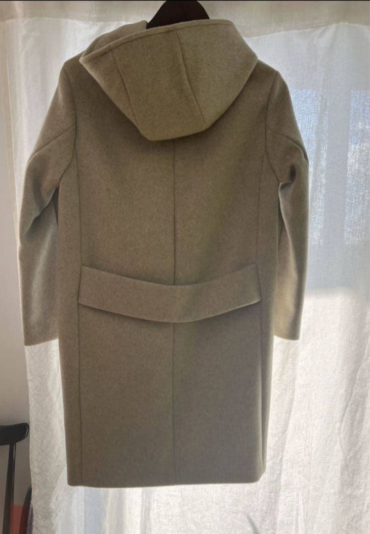 IENA イエナ二重織　フードコート 取り外し可能 生成り34 49500円