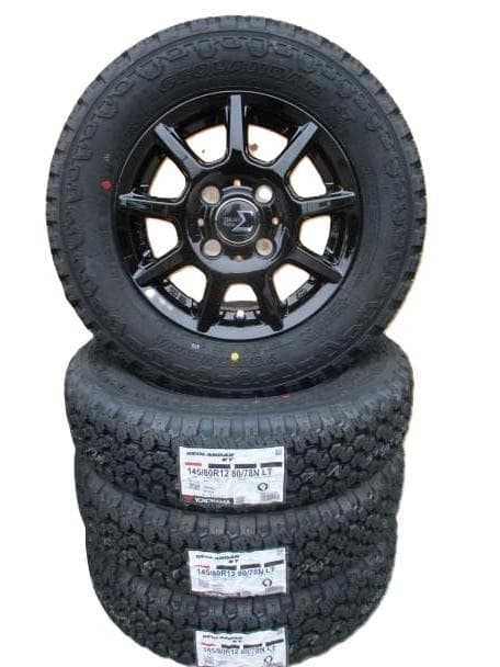 ☆ヨコハマ・ゴツゴツタイヤ☆145/80R12☆軽トラ・軽バン・ハイゼット