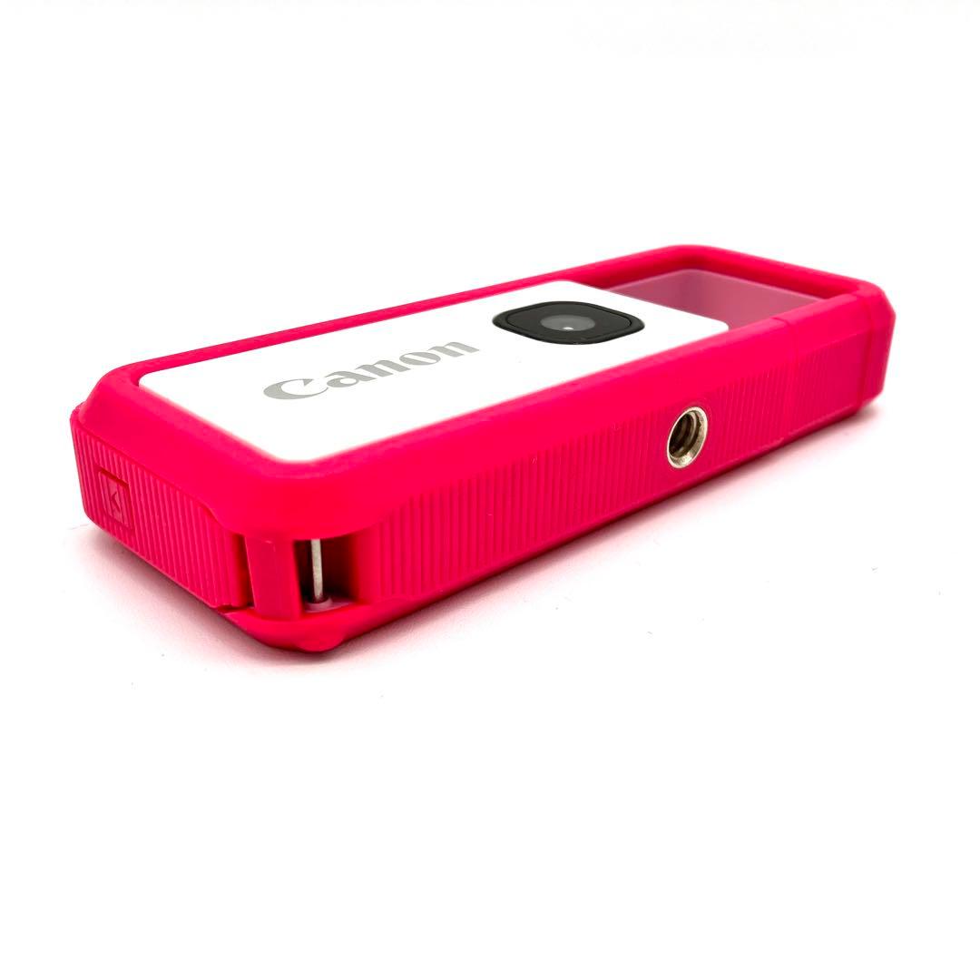 防水カメラ Canon iNSPIC REC FV-100 アソビカメラ　ピンク