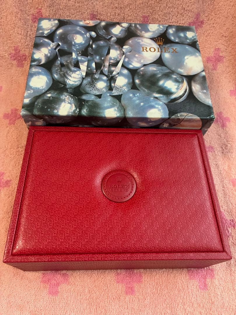 ROLEX レッドレザーケース