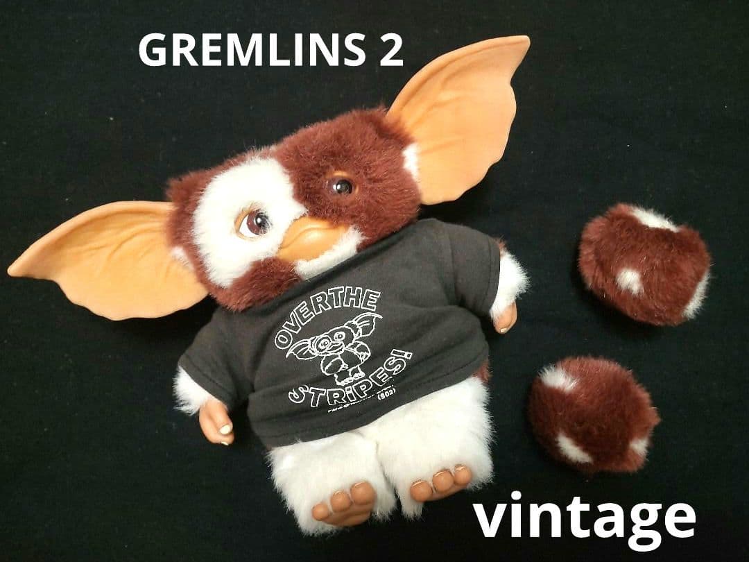 美品 グレムリン ギズモ ぬいぐるみ オーバーザストライプス ヴィンテージぬい
