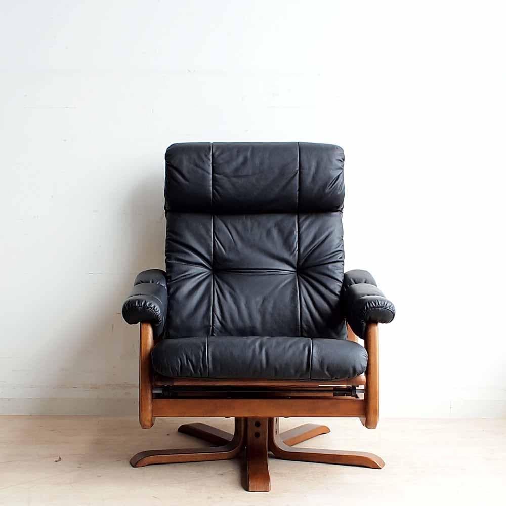 ヴィンテージ 冨士ファニチア リクライニング パーソナルチェア ZR24306