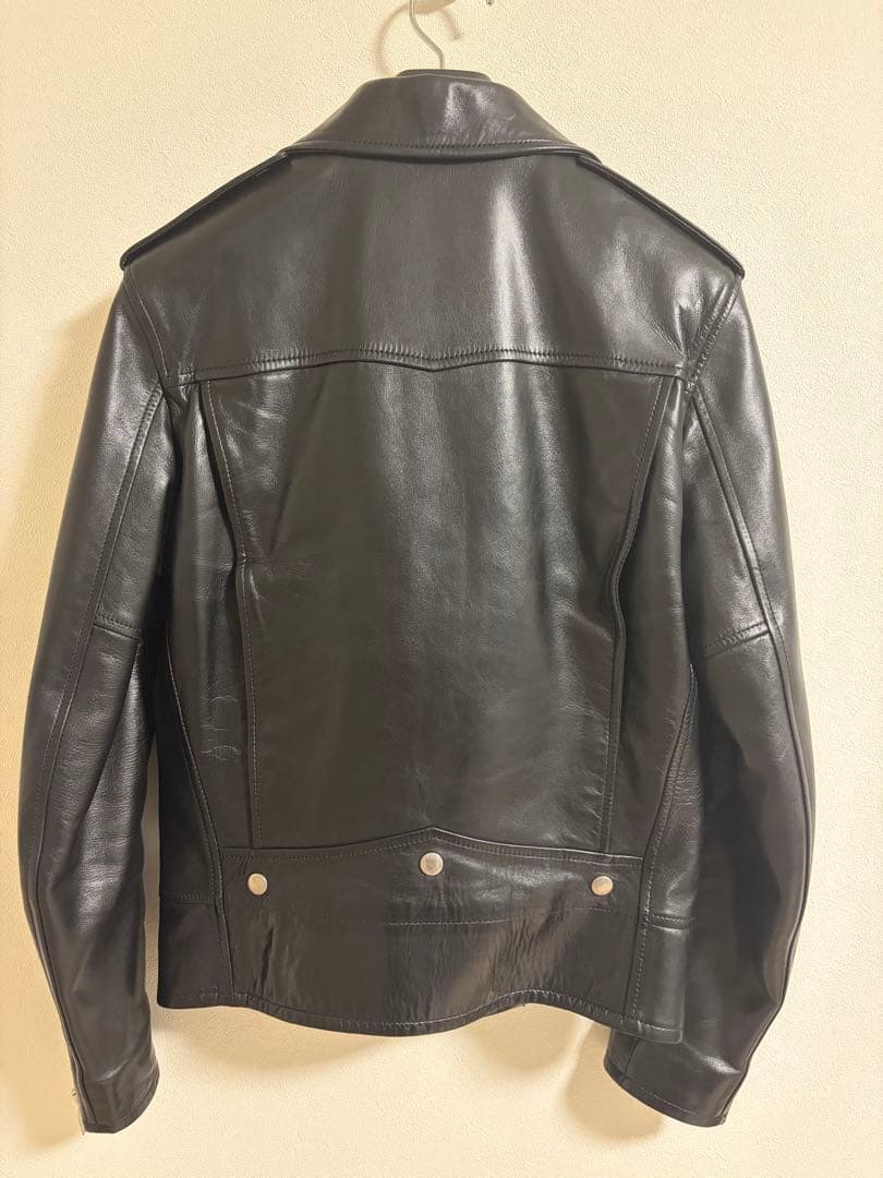 saint laurent サンローラン レザージャケット ダブルライダース44