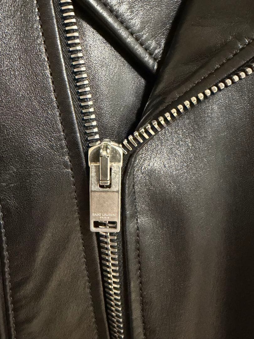 saint laurent サンローラン レザージャケット ダブルライダース44