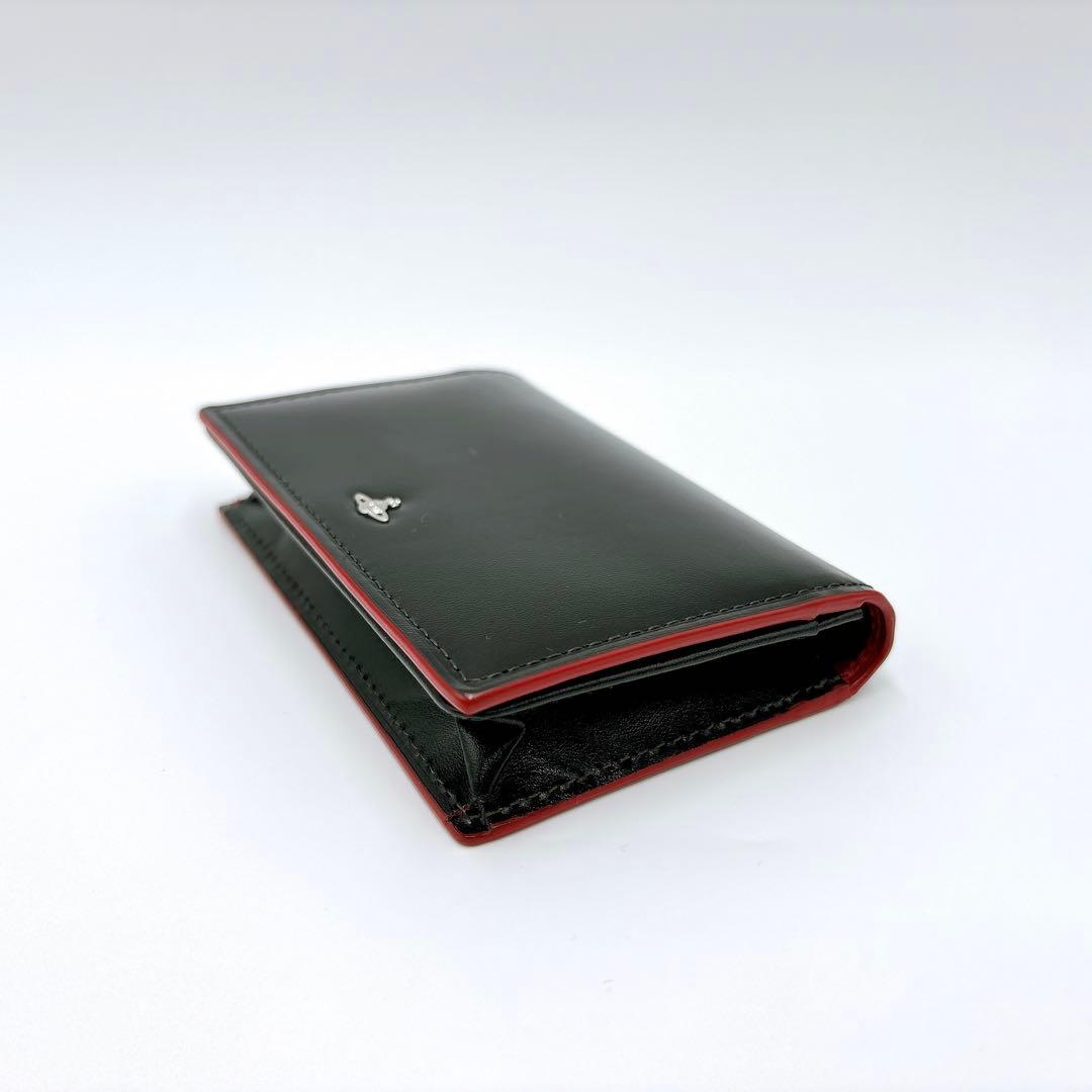 【OJI_STEEL】極美品 ＊ ヴィヴィアン レザー オーブ 名刺入れ