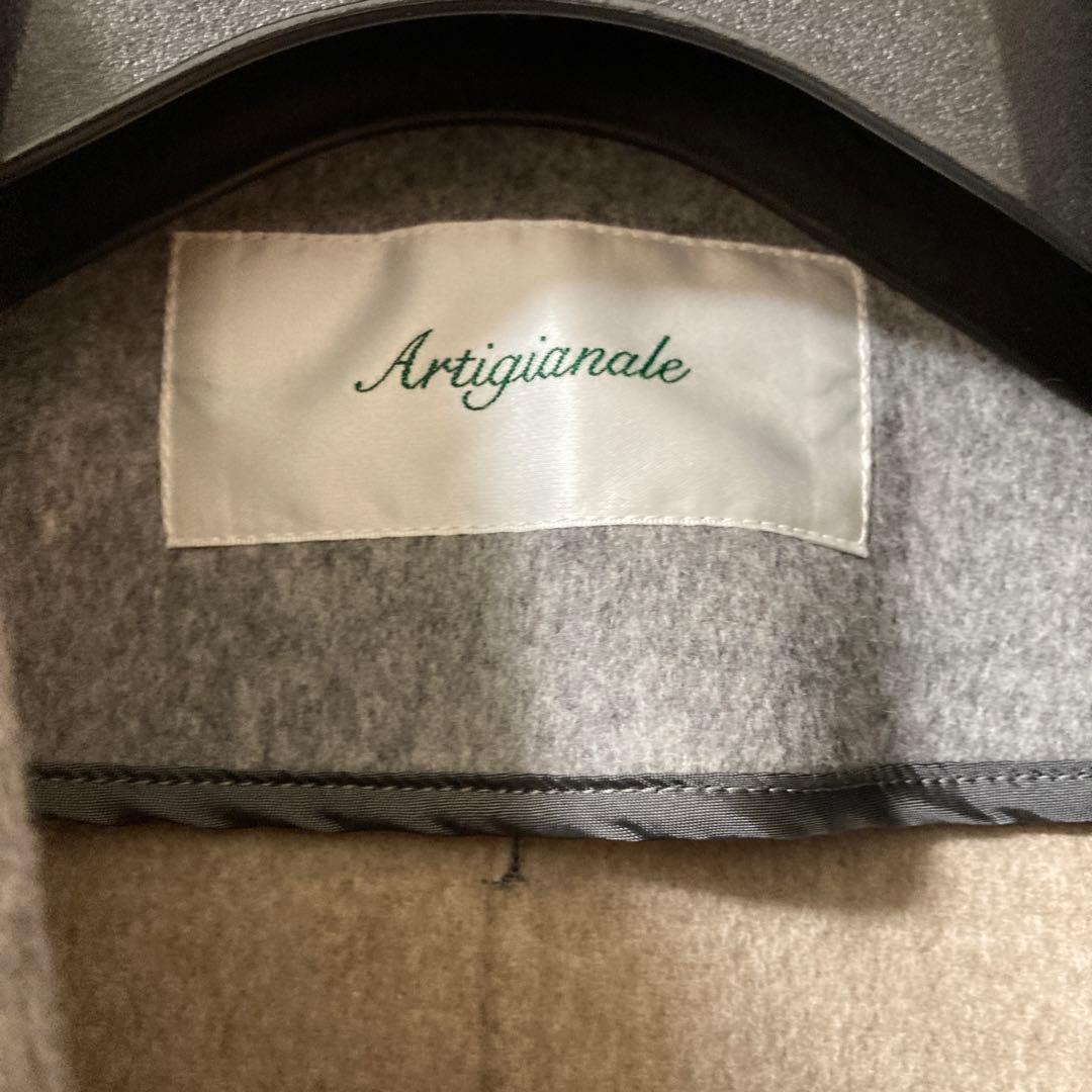 ARTIGIANALE グレー チェスターコート サイズ48 イタルスタイル
