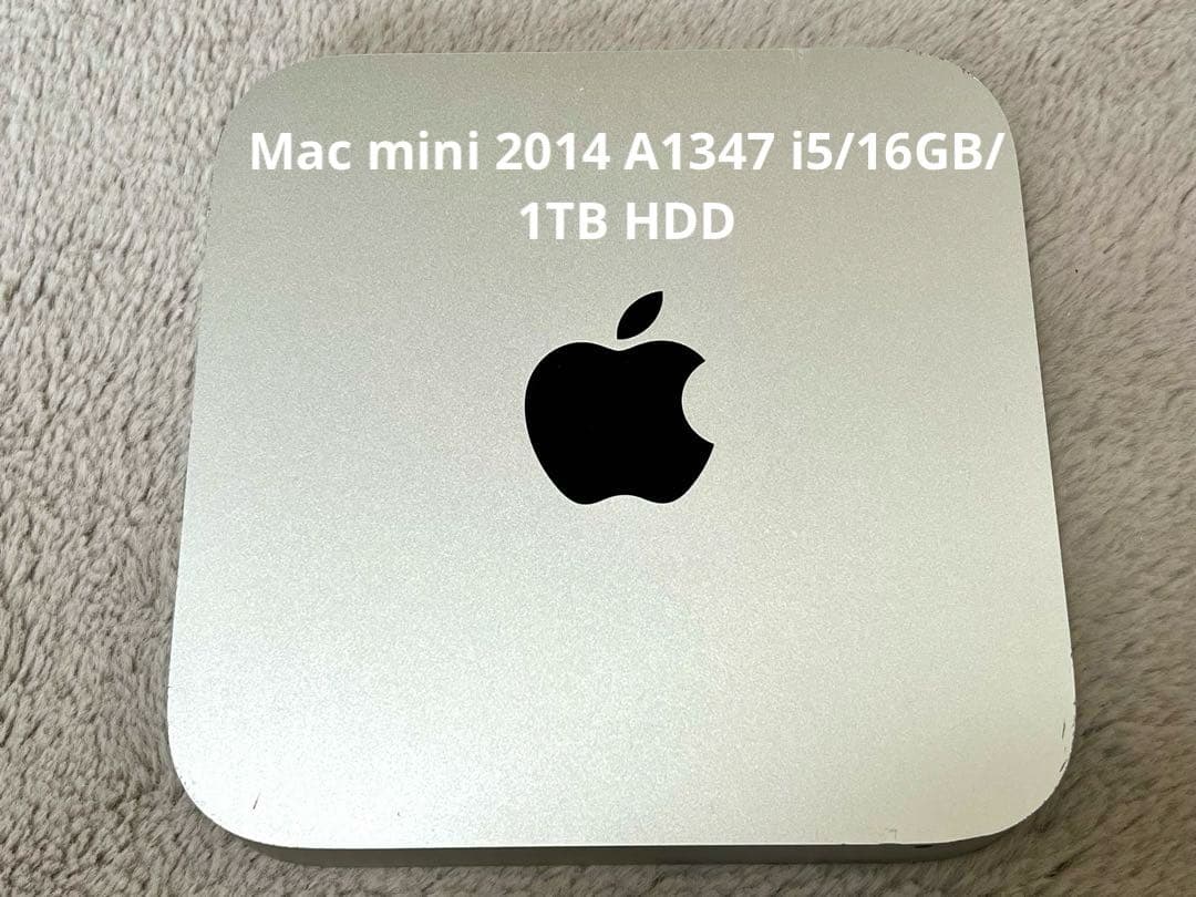 Macデスクトップ Mac mini 2014 A1347 i5/16GB/1TB HDD