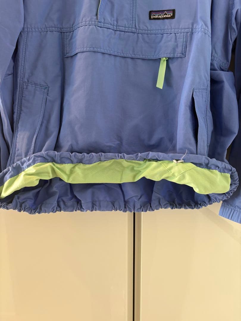Patagonia バギーズプルオーバー ブライトブルー 1991年アメリカ製