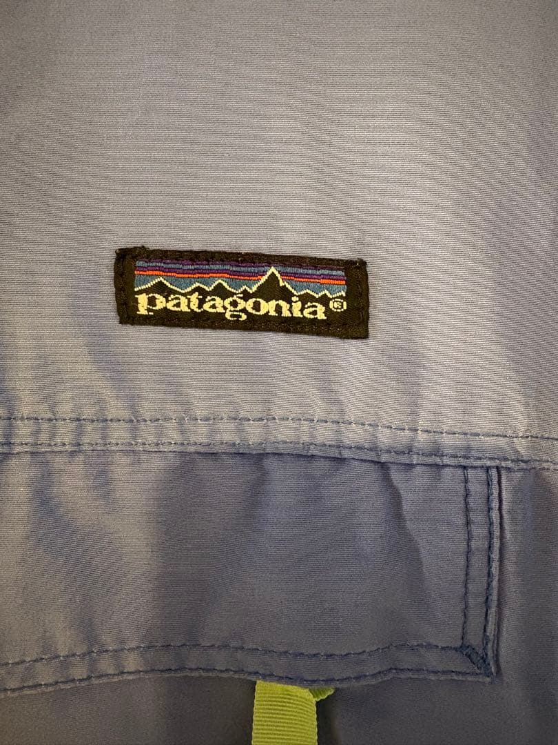 Patagonia バギーズプルオーバー ブライトブルー 1991年アメリカ製