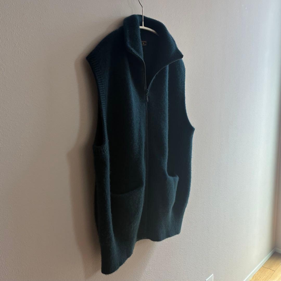 MAATEE&SONS wagamam別注 カシミヤベスト　フォレストグリーン