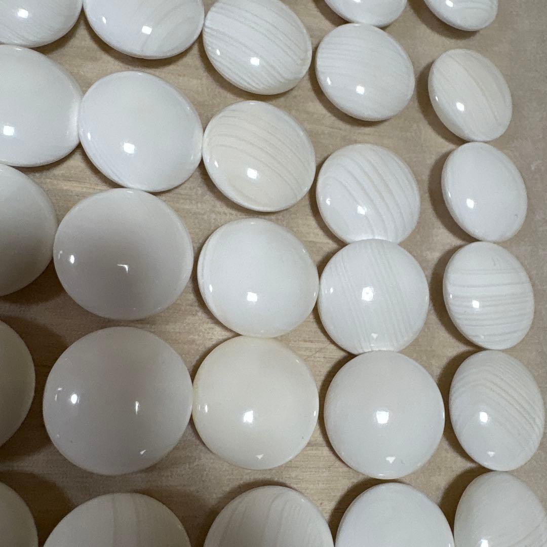 日向特製　碁石　蛤碁石　雪印　那智黒石　32号