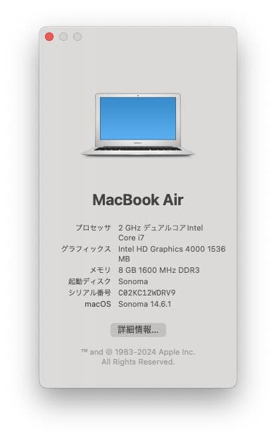 MacBook本体 MacBookAir /Sonoma /Windows10 /AdobeCS2