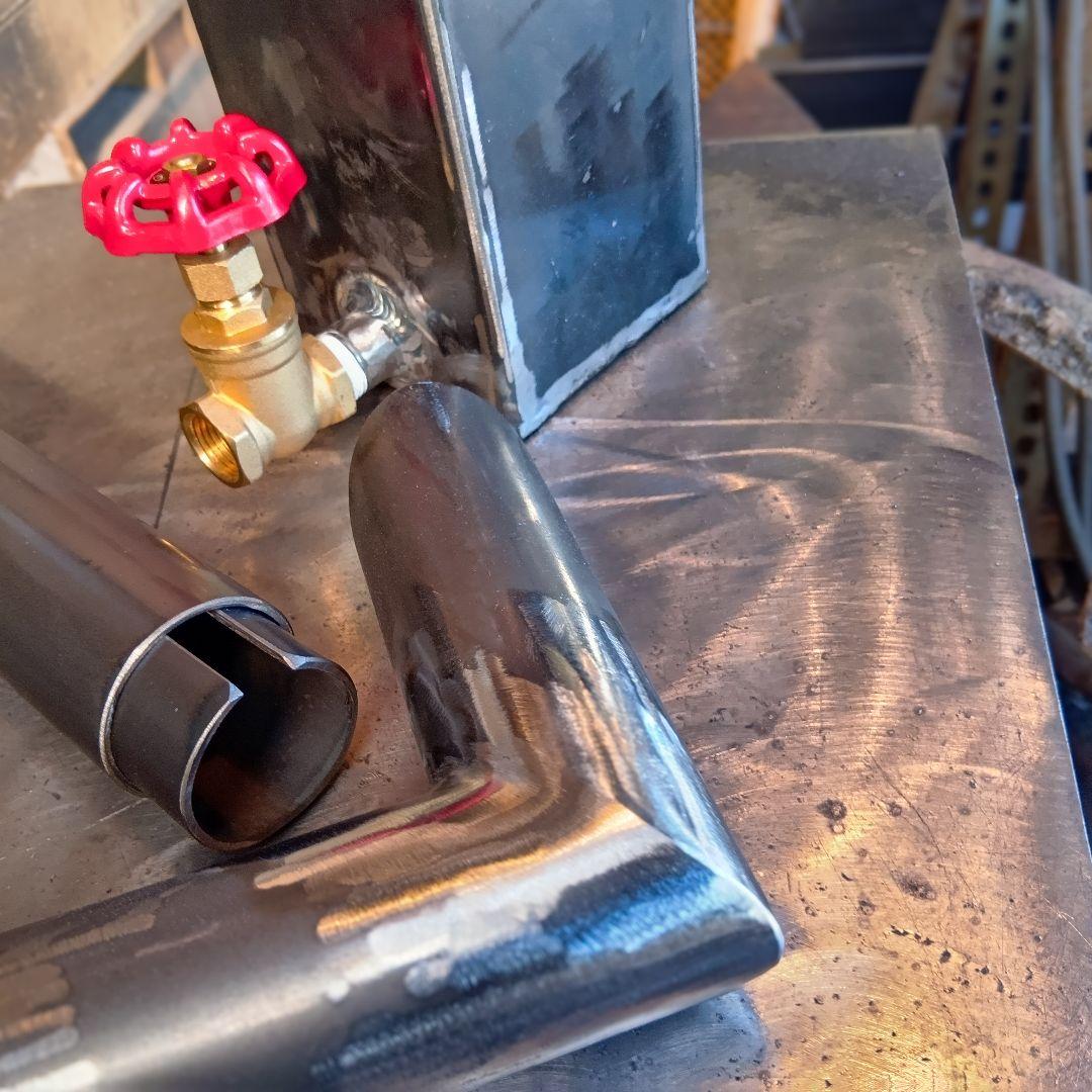 元祖発案者　本物　アースデザインのオリジナル作品廃油ストーブ【ミニファクトリー】