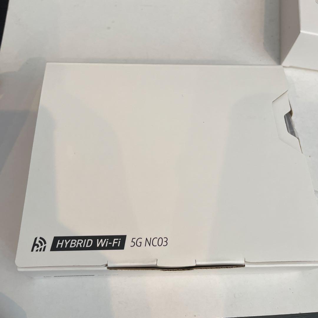 新品未使用HYBRID Wi-Fi 5G NC03 モバイルルータクレードル付き