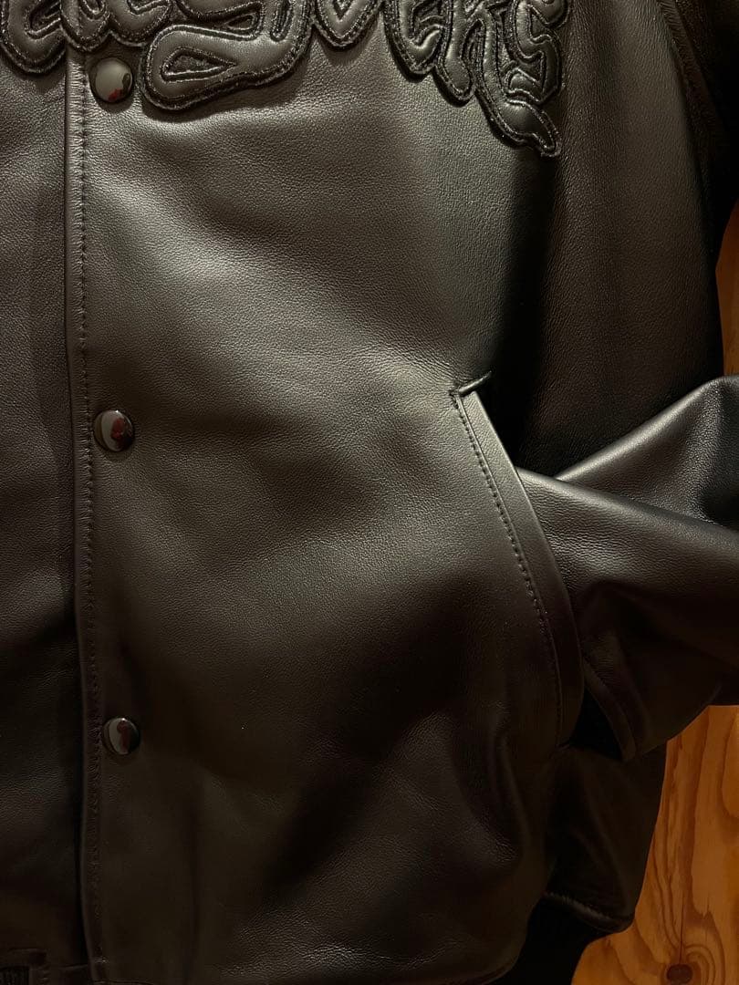 hideandseek 西浦徹 レザージャケット Mサイズ 古着 美品 ブラック