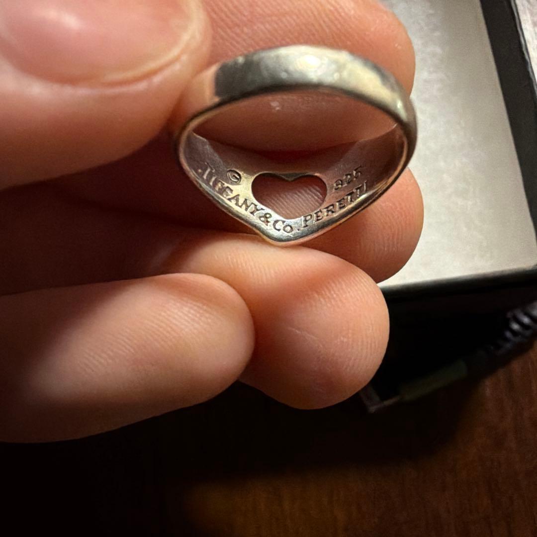 old Tiffany オープンハートリング