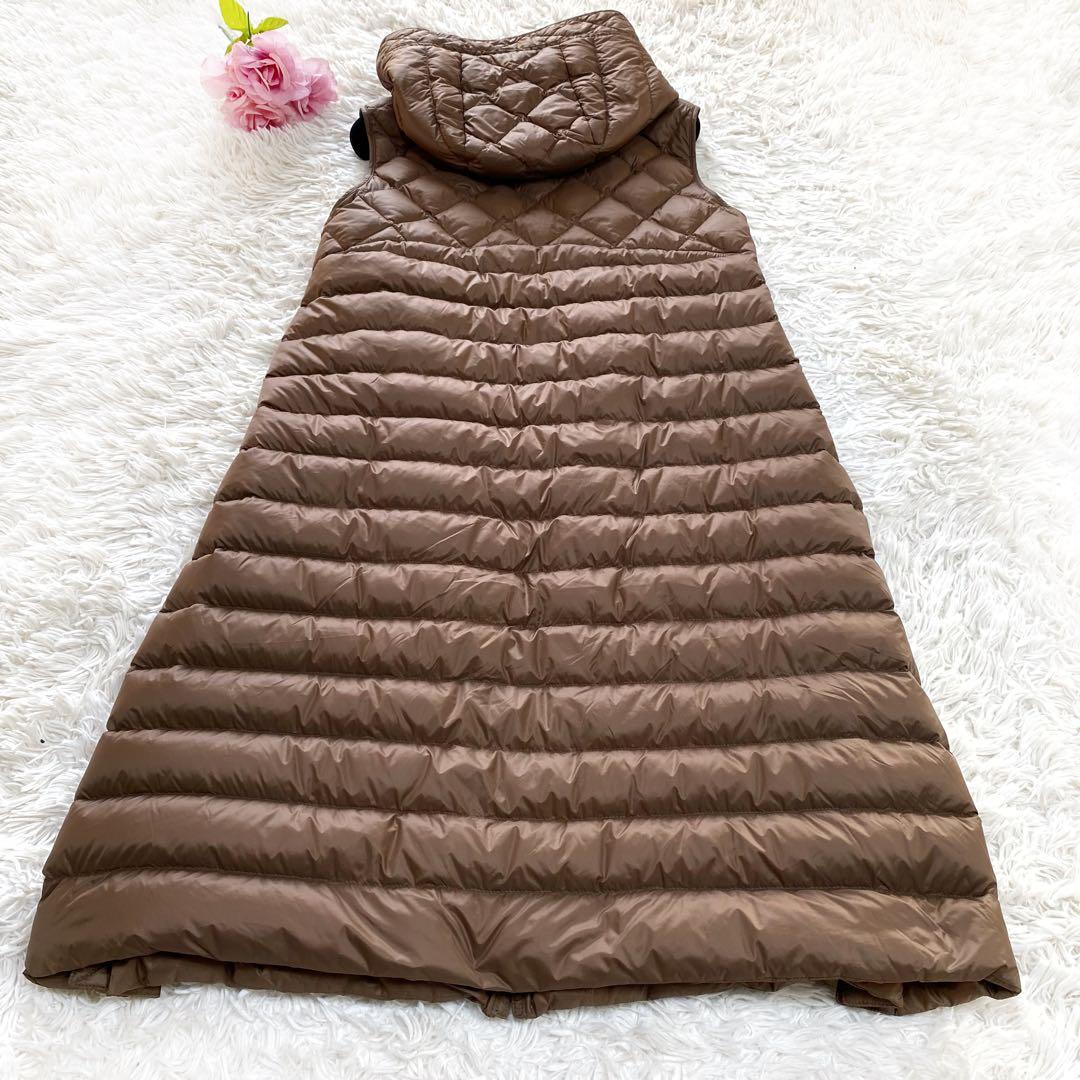 美品✨MaxMara THECUBE ロングダウンベスト ロングジレ 38