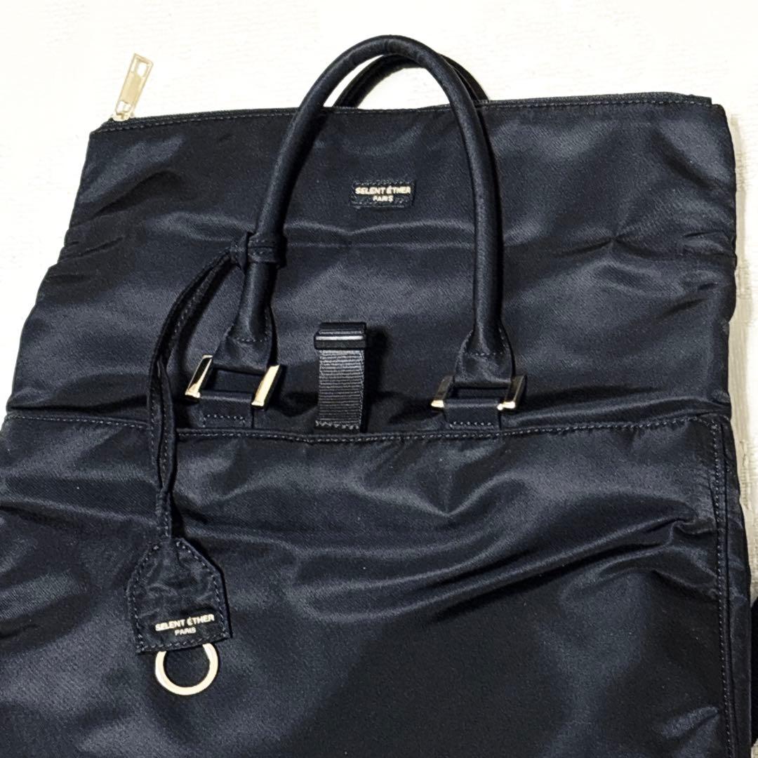 SELENT ETHERセレーンエテール 4way ナイロンバッグ 黒 リュック