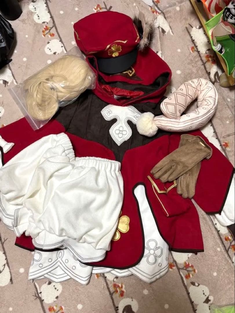 原神 クレー コスプレ衣装 ウィッグ付き
