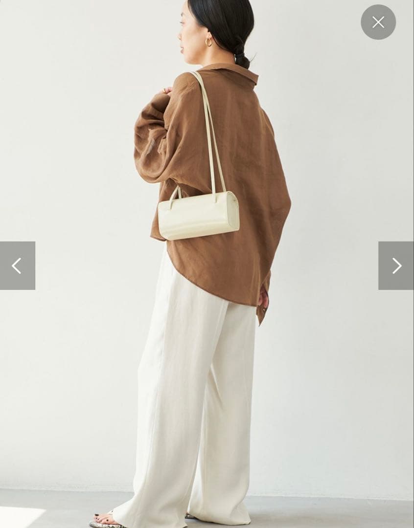 2025ss Plage RAMIE LYOCELL CROPPED シャツ