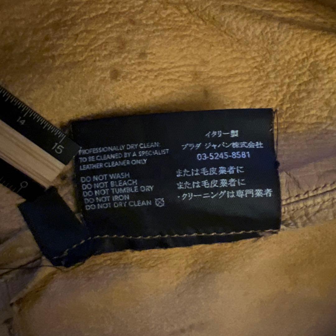 PRADA ヴィンテージ　レザージャケット　レザーカーコート