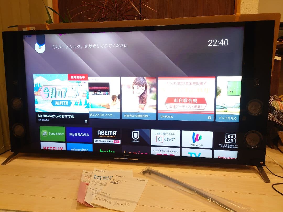 SONY BRAVIA KJ−55X9350D　液晶漏れ
