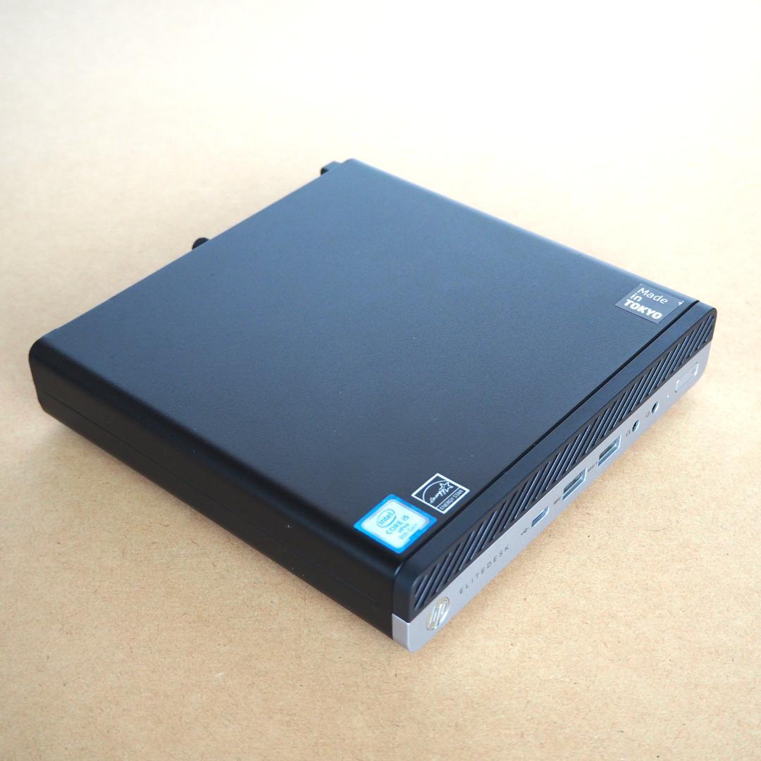ミニPC HP EliteDesk 800 G4 DM i5-8500T/16G