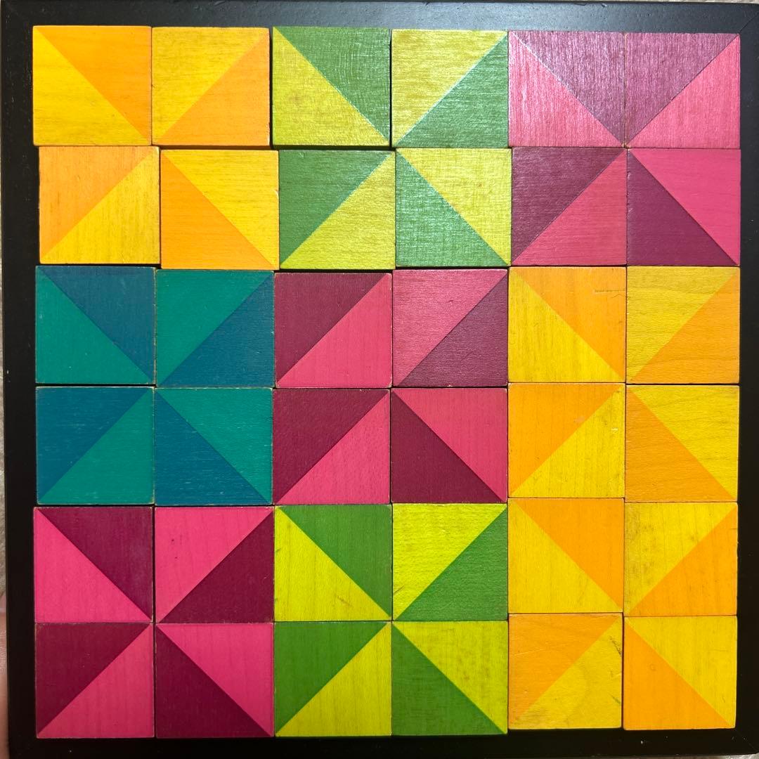 Mosaik 知育玩具 木製 多色