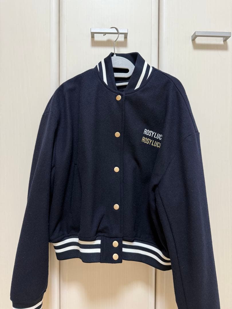 ジャケット・アウター ROSY WOOL STADIUM JACKET