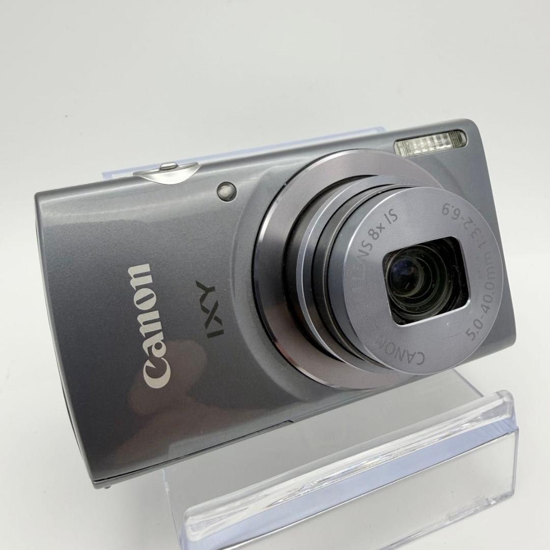 【美品：実写あり】Canon IXY160 シルバー　デジカメ 120210