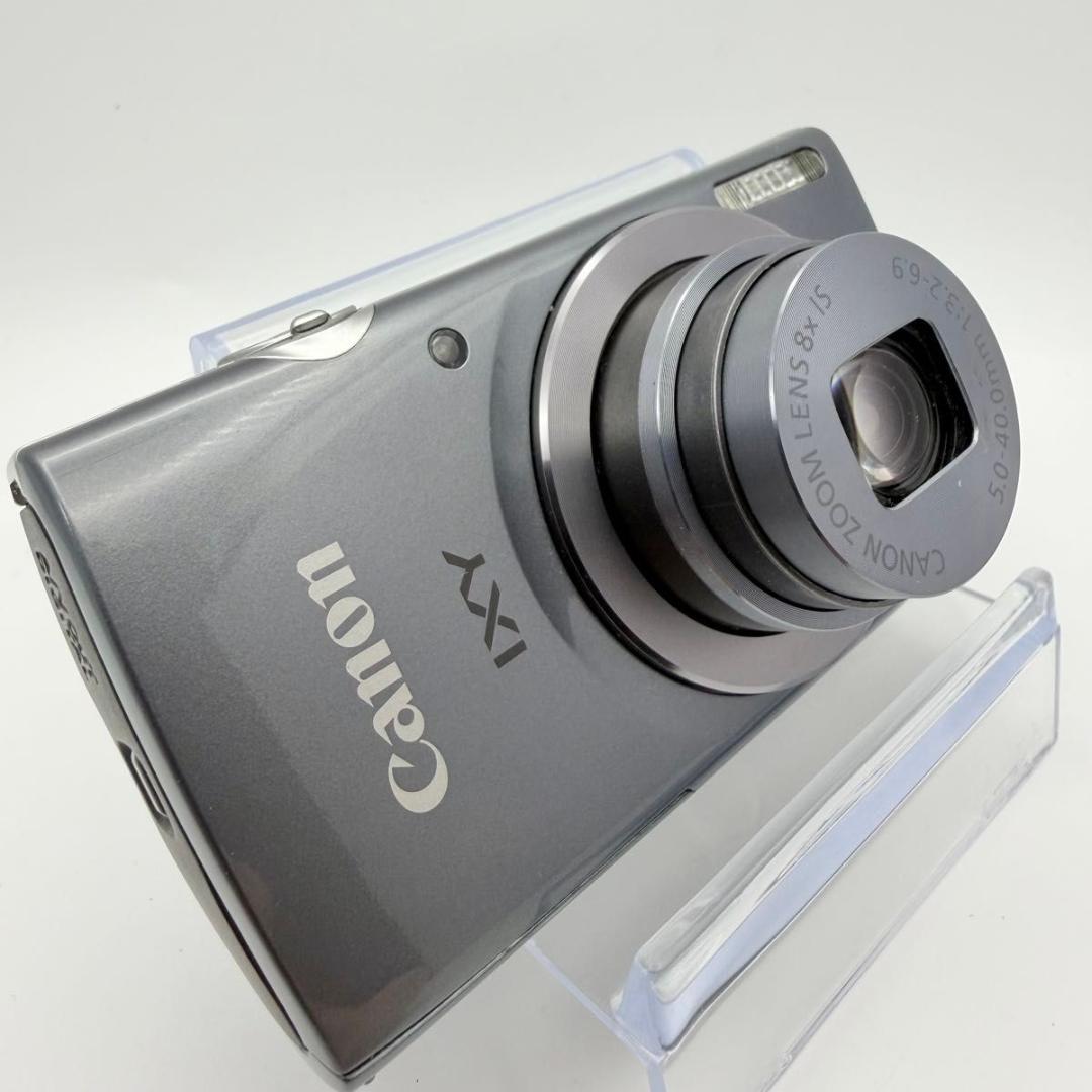【美品：実写あり】Canon IXY160 シルバー　デジカメ 120210