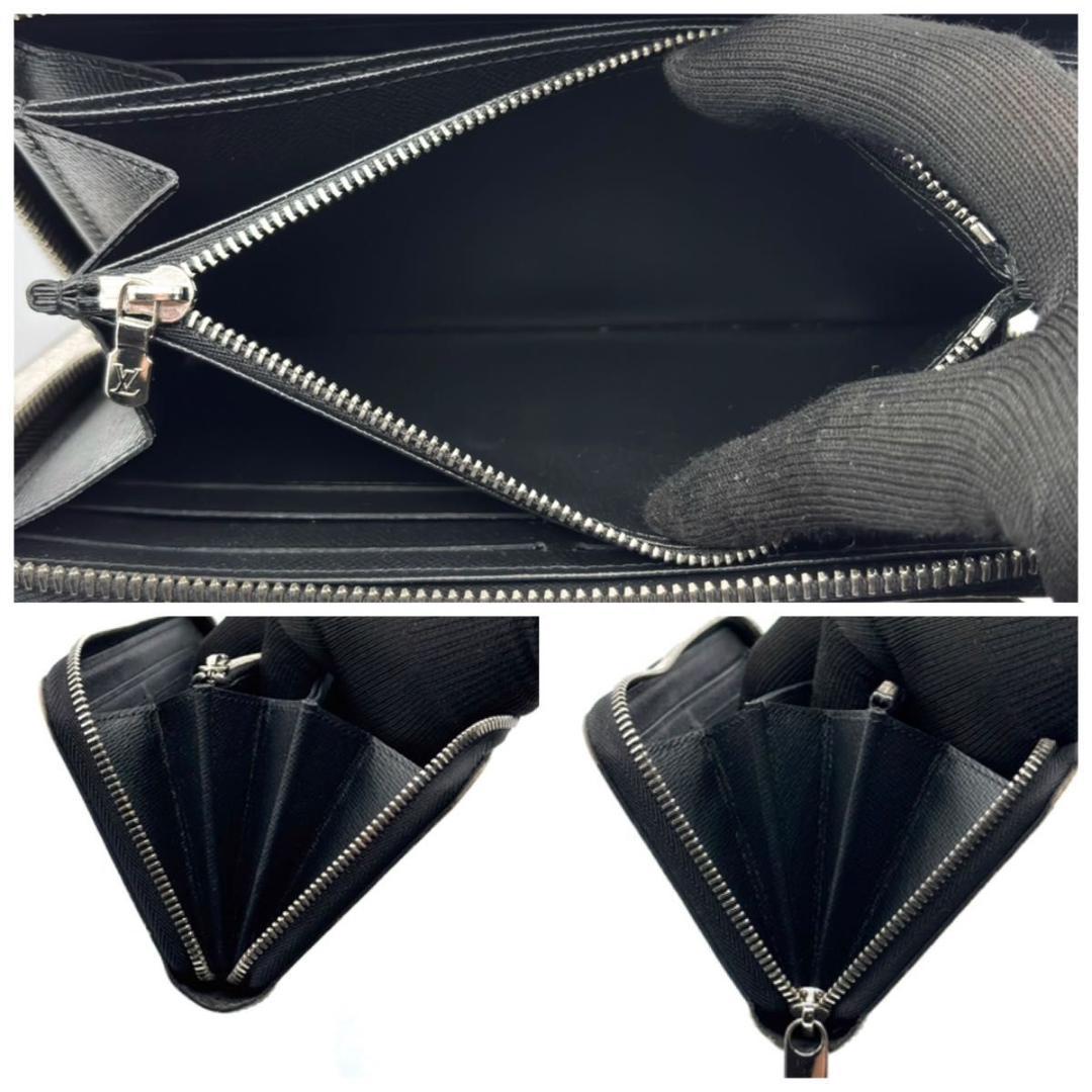 極美品 保存箱袋付属 新型 ルイヴィトン エピ デニム ジッピーウォレット 財布
