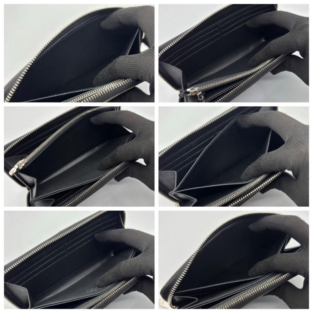 極美品 保存箱袋付属 新型 ルイヴィトン エピ デニム ジッピーウォレット 財布