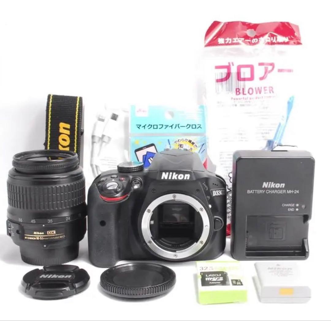 スマホ転送OK✨軽量✨高画質✨Nikon D3300✨届いてすぐ使える✨