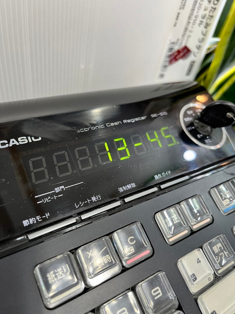 人気の黒　簡単レジ 感熱紙カシオ SE-S10(黒)レジスター 8部門